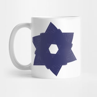 Star of David, Israel Mug